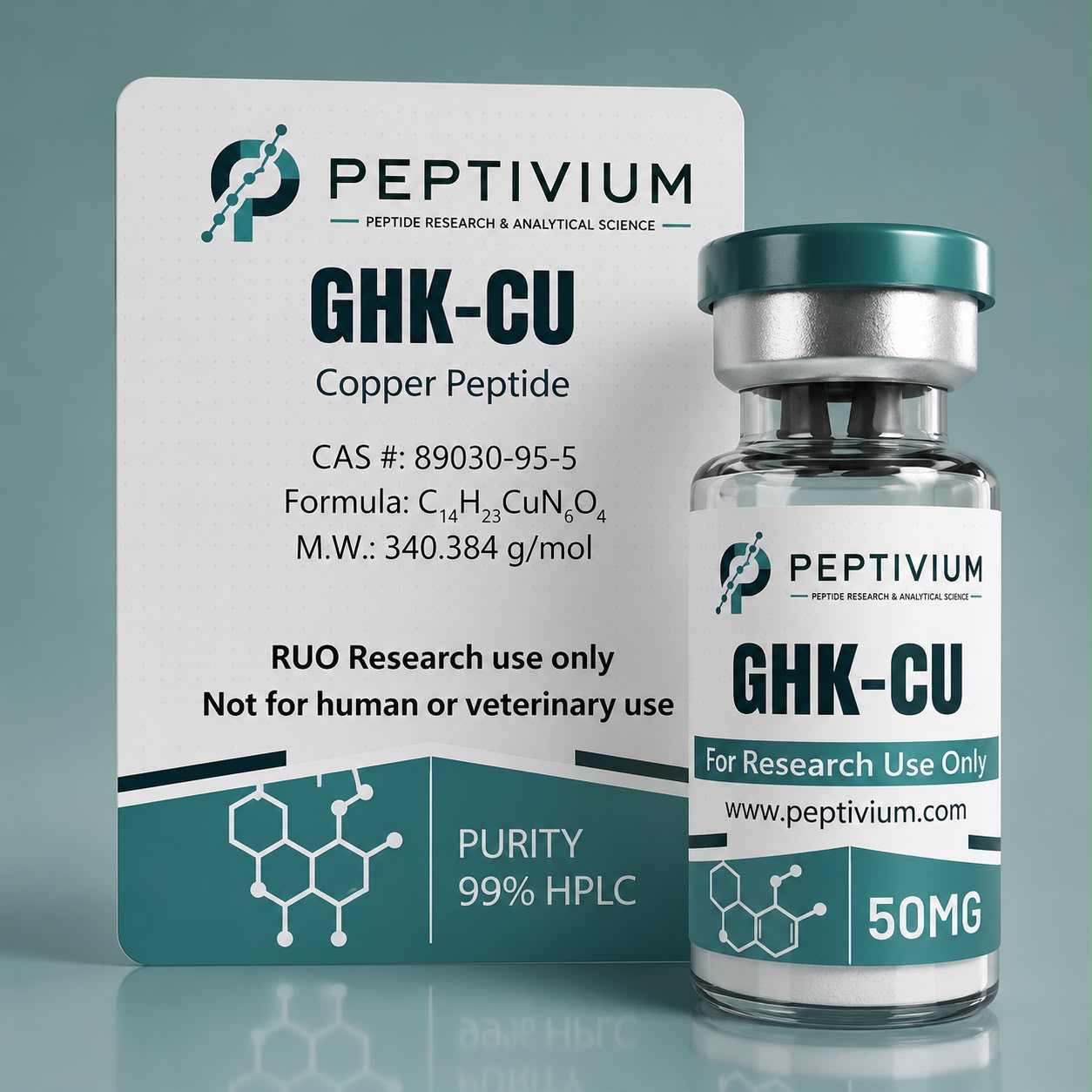 GHK-Cu Copper Peptide 50mg