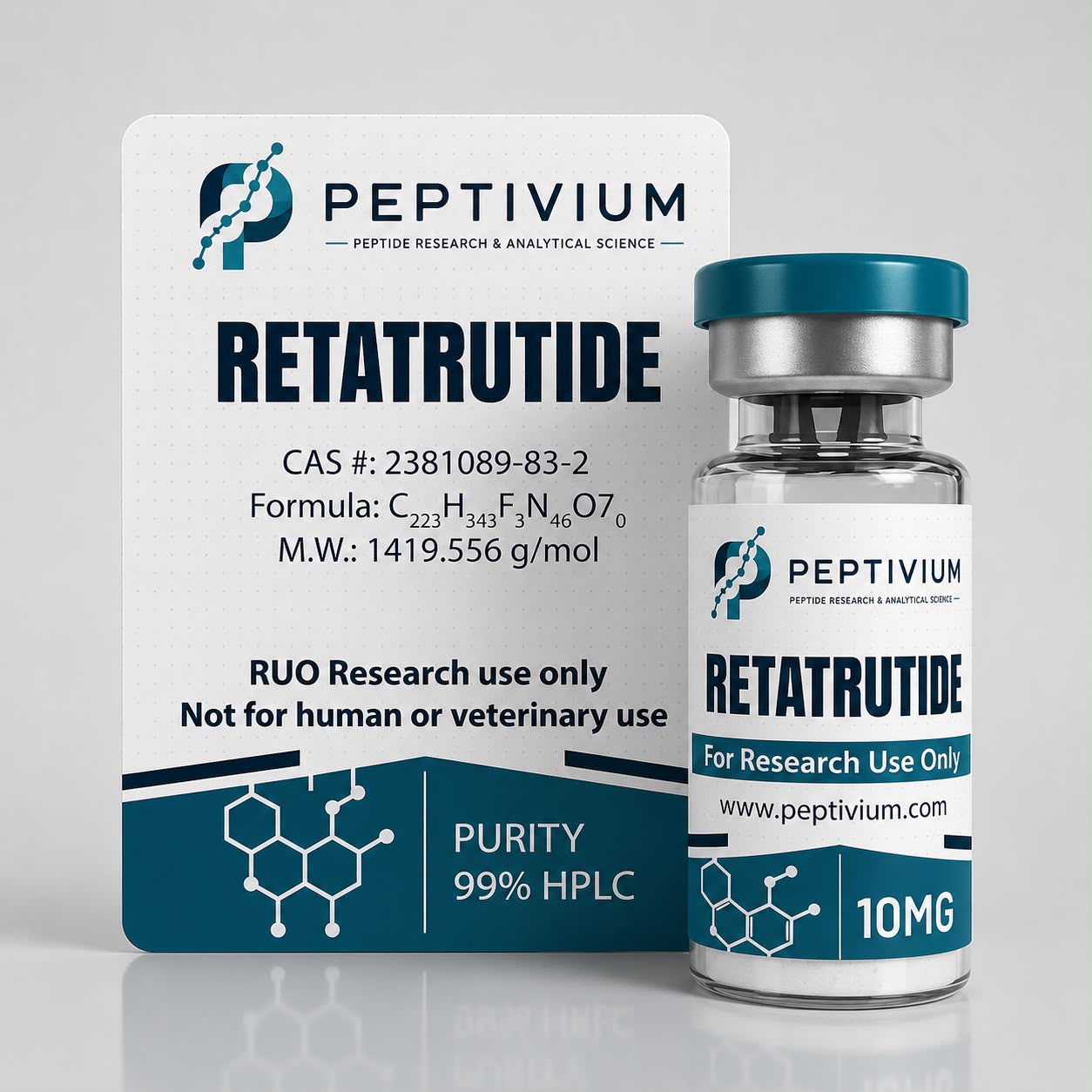 Retatrutide + 3ml vial bac.water
